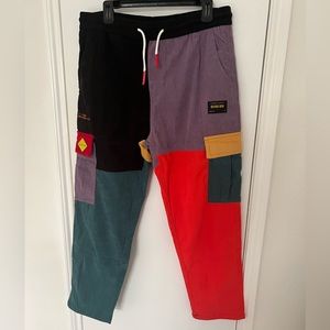 (NWT) Aelfric Eden Color Block Patchwork Corduroy Pants (Unisex) (Size XXL)